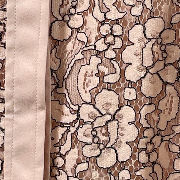 (NEW) J. CREW Button Down Lace Blouse W/Cami Style#J8168, Pink/Black - 14 - Picture 6 of 13